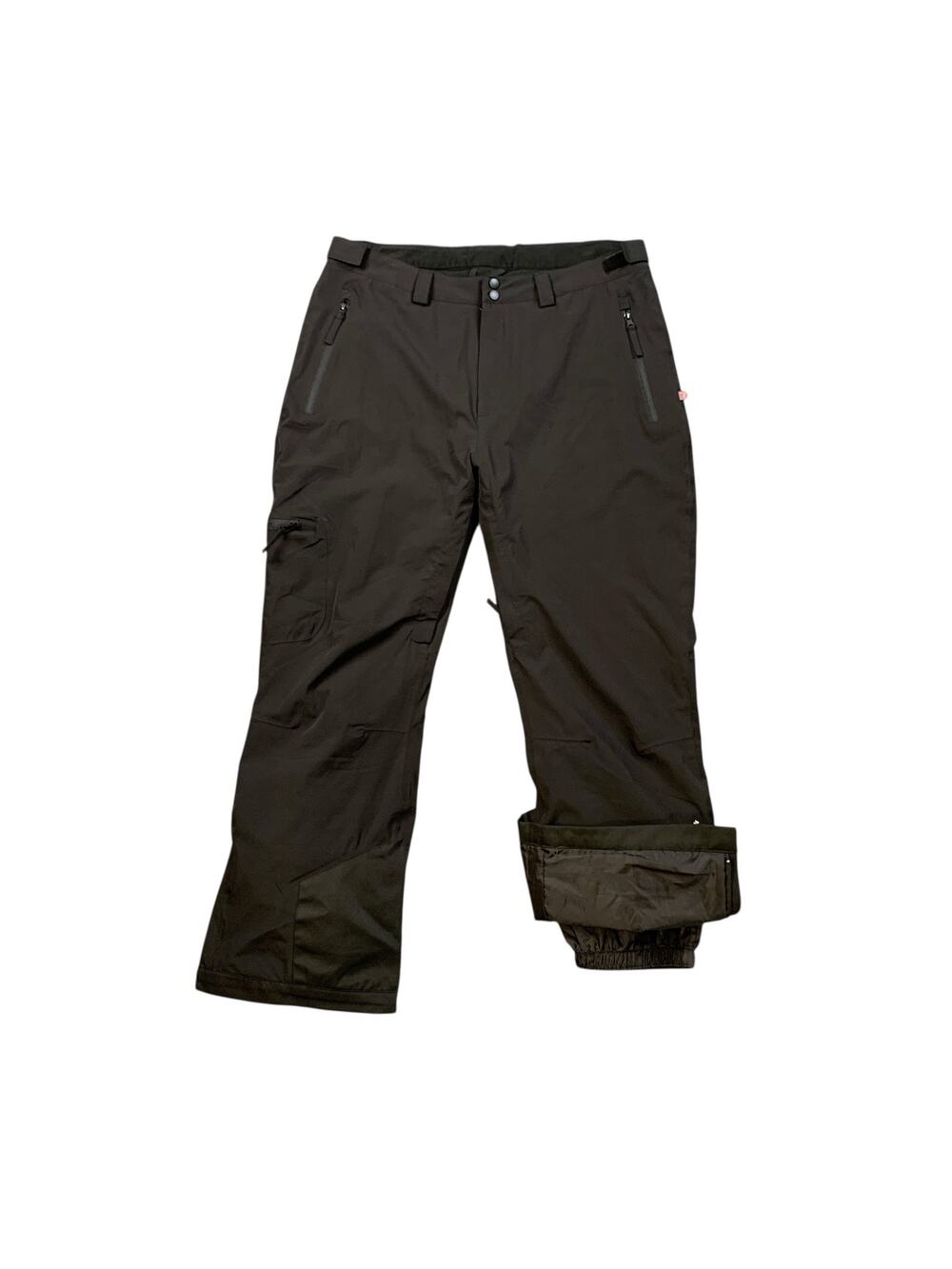 Treviso‎ Snow Pants Mens XL Black Primaloft Cargo Adjustable Waist Ski Snowboard